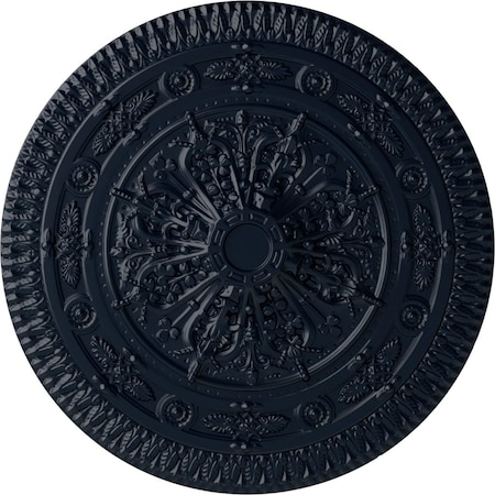 Ekena Millwork Naple Ceiling Medallion (Fits Canopies up to 3 3/8"), 37 1/2"OD x 3 3/8"P, Midnight Dream CM37NAMDF